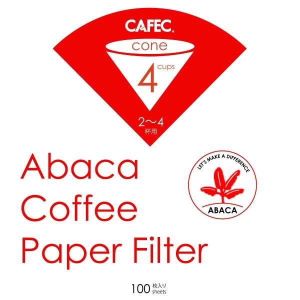 Cafec Abaca Coffee Filter - Cup4