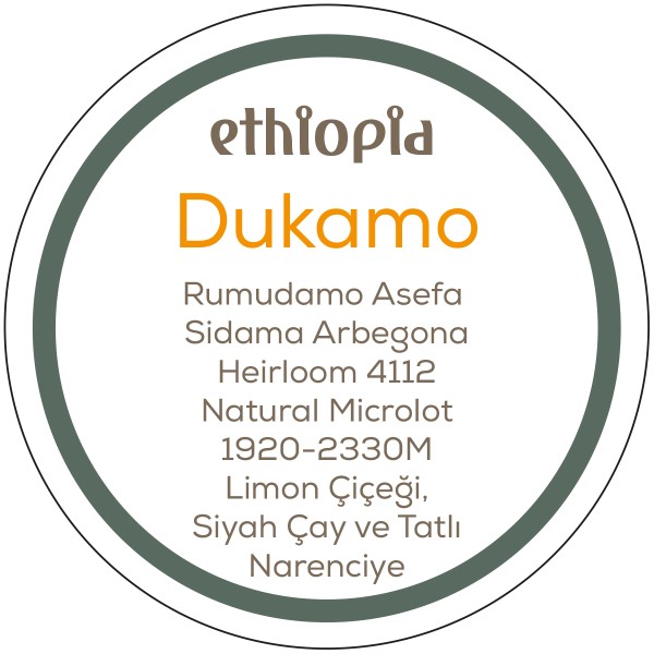 Ethiopia Dukamo Microlot Natural